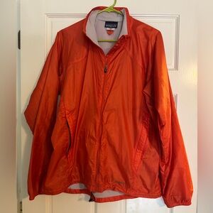 Patagonia Orange Fleece Windbreaker Jacket Vintage